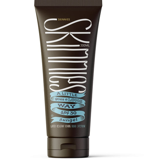 SKINNIES SPF30 Sungel 200ml-Matakana Pharmacy